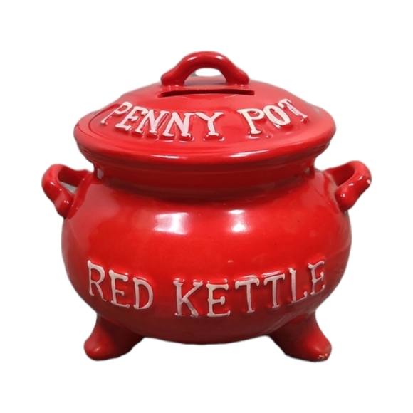 Lego Red Kettle Penny Pot Bank - Picture 2 of 6